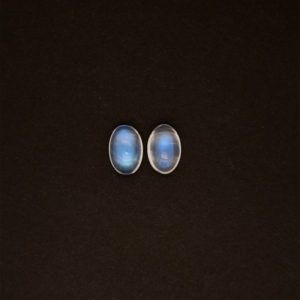 Blue Sheen Moonstone Pair - M0201