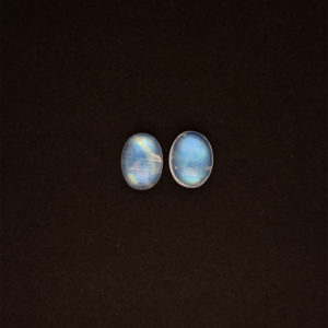 Blue Sheen Moonstone Pair - M0202