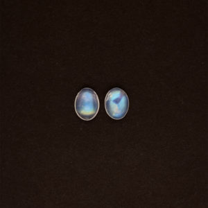 Blue Sheen Moonstone Pair - M0209